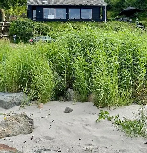 Strandhus Med Panoramaudsigt Ved Anslet 別荘 ハザスレウ