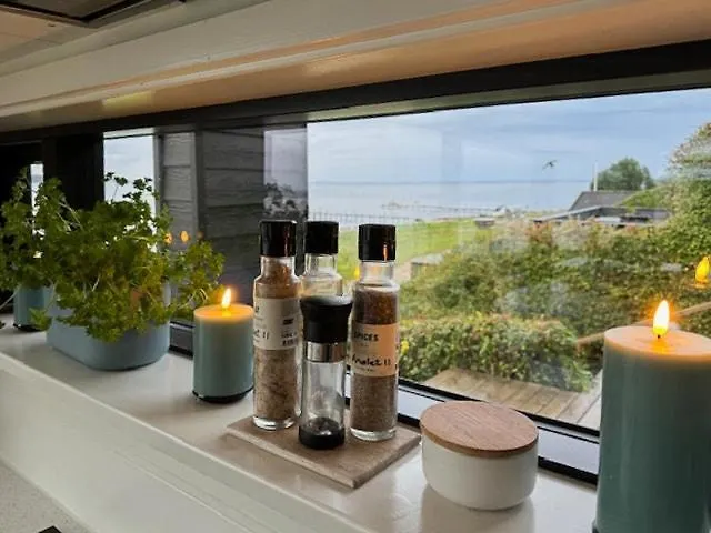 Strandhus Med Panoramaudsigt Ved Anslet 別荘 ハザスレウ