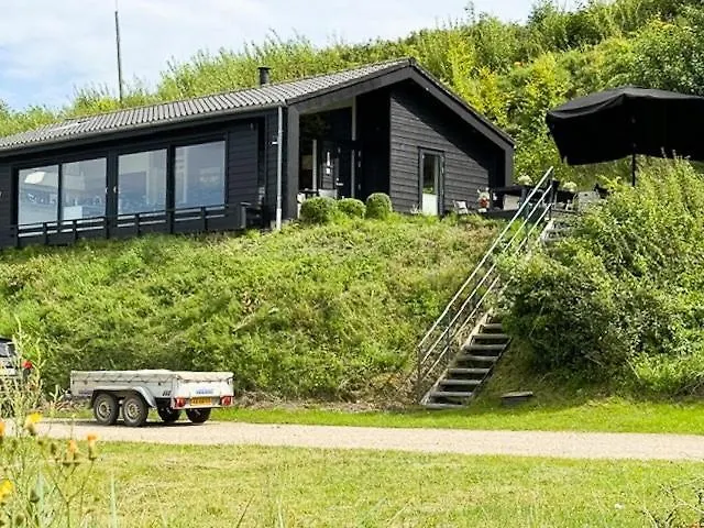 別荘 Strandhus Med Panoramaudsigt Ved Anslet *